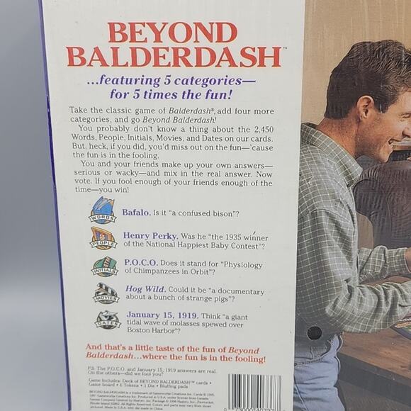 Beyond Balderdash The Board Game 1997 Parker Brothers New - Picture 3 of 13